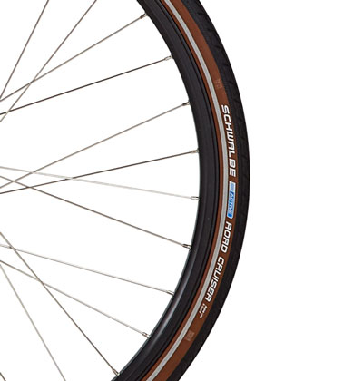 DÄCK 42-622 ROAD CRUISER SVART/BRUN REFLEX