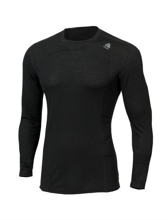 LightWool Crew Neck, Man - Jet Black - L