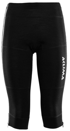 WarmWool 3/4 Longs, Woman - Jet Black - L
